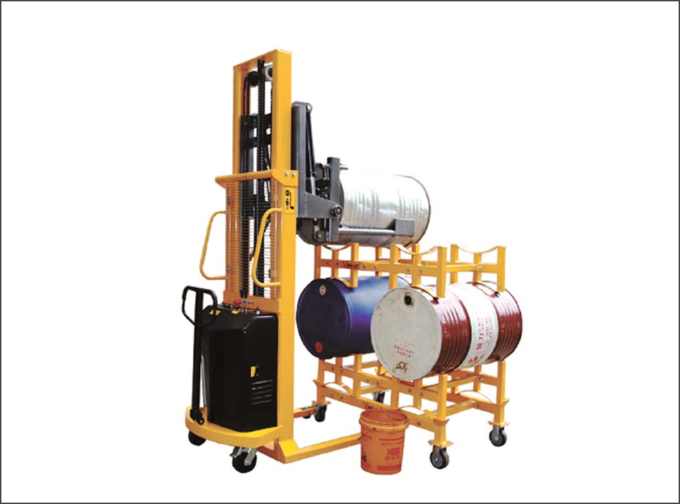 YL350 semi-electric drum stacker